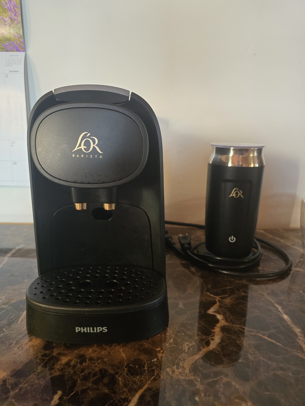 Philips L'OR Barista Capsule Coffee Machine in Black
